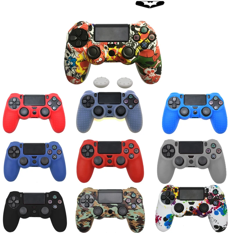 Для sony PS4 контроллер силиконовый чехол для PS4 геймпады джойстик с 2 джойстиками
