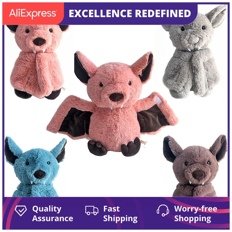 

Креативная мультяшная плюшевая игрушка летучая мышь темный эльф Милая летучая мышь детская мягкая индивидуальность с сном история плюшева...