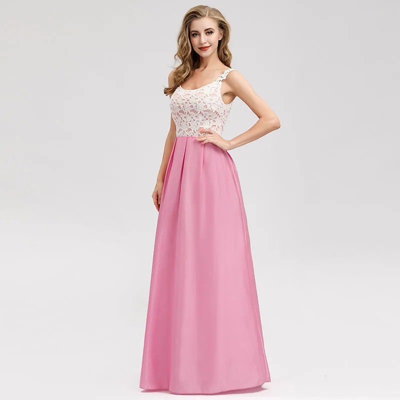 Длинное Элегантное Вечернее Платье милое кружевное платье принцессы без рукавов