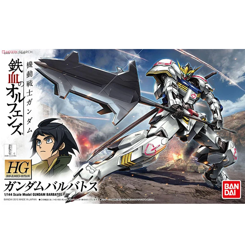 Оригинальный Bandai HG IBO 001 Железный кровавый сирофан Barbatos Gundam сборка экшн