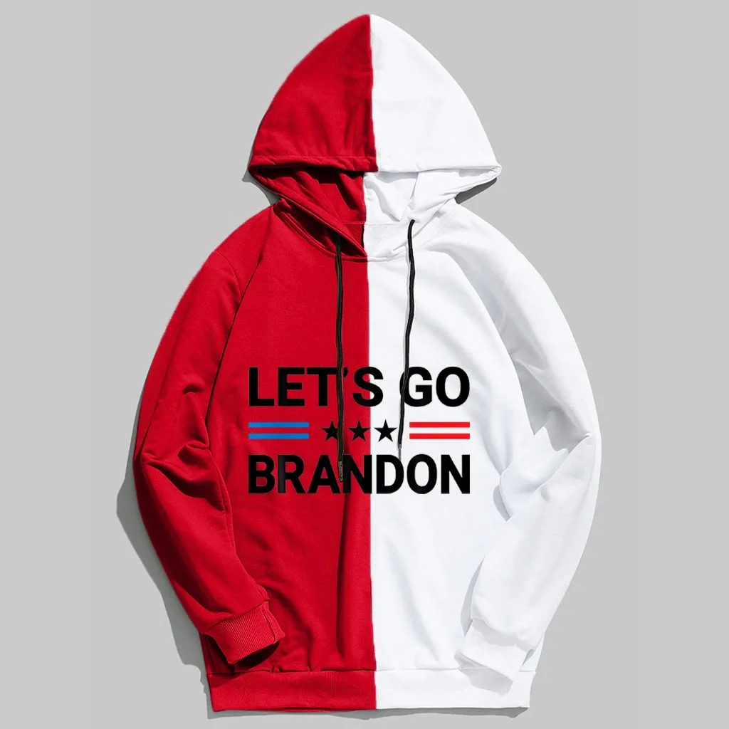 

2022 New Let's Go Brandon Print Hoodie Sweatshirt Fashion Kpop Boys Korean Style New Let's Go Brandon Korean Hip-Hop Sweatshirt