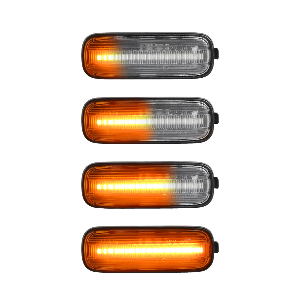 

For Honda Civic EK 2/3/4d CRV Ballade Hatchback Sedan Car Accessories Lamps Dynamic Amber LED Side Marker Turn Signal Light 2Pcs