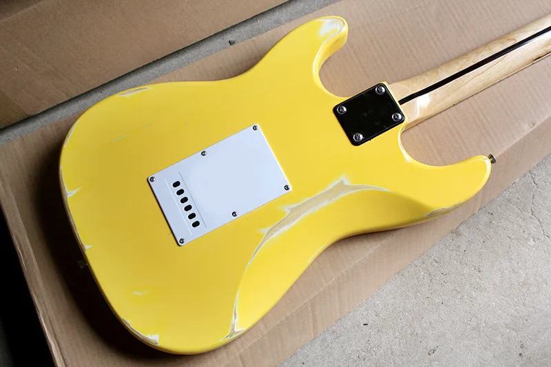 6-струнная Электрогитара кленовый гриф вентилятора экспорт с завода высокое