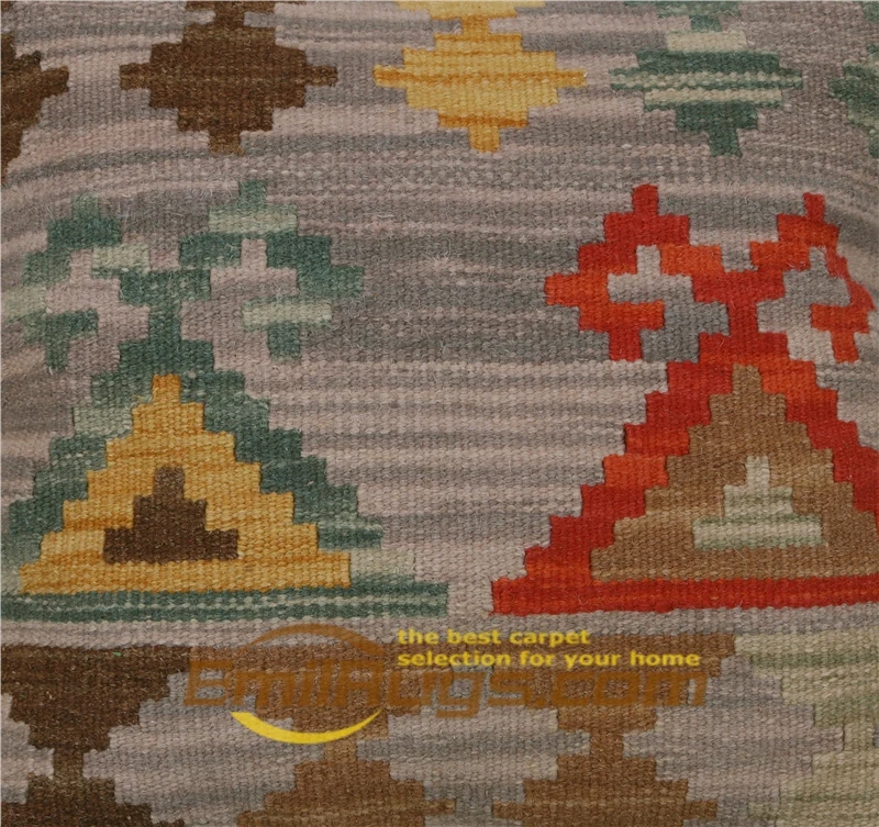 Чехол для подушки 60*60 шерсть килим цветочный ручной работы Aubussion простой