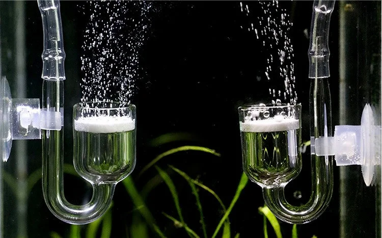 WUYOUCHY Мини DIY Аквариум CO2 диффузор обратный клапан U-образная труба шланг из стекла