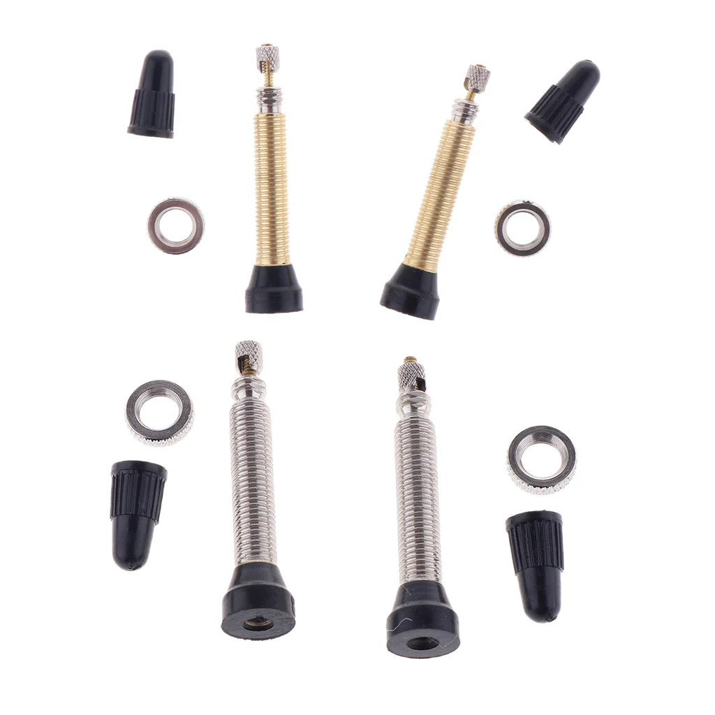 2 шт. 48 мм бескамерный шток клапана Presta/Французский горный шоссейный велосипед |