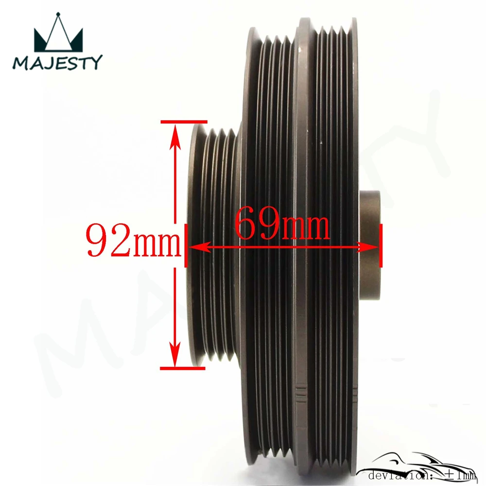 Гоночный Светильник Алюминиевый шкив коленчатого вала OEM размер для 96 00 C ** ivic SOHC