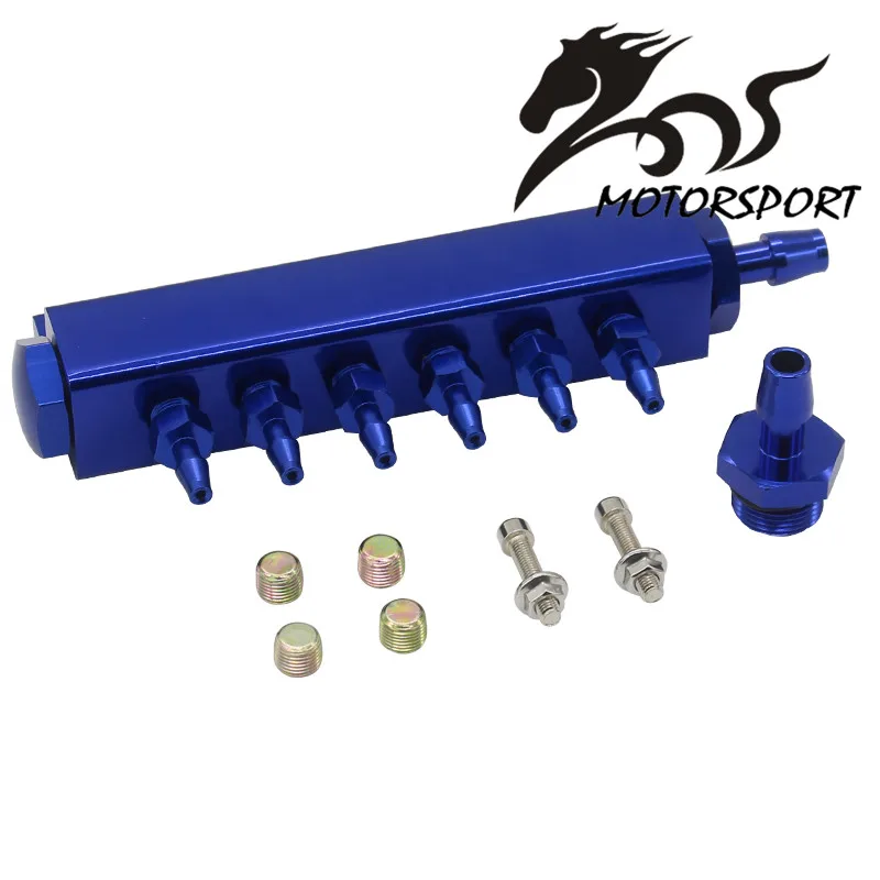 Алюминиевый Турбокомпрессор вакуумный впускной коллектор 6 портов 1/8 NPT |