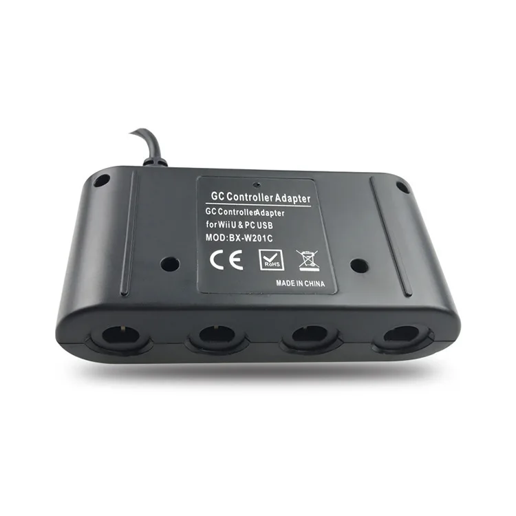 4 порта для контроллера GameCube адаптер nintendo Switch Wii & U PC USB SH C3S0 U6O2 C8Q1 порты Sup эмулятора