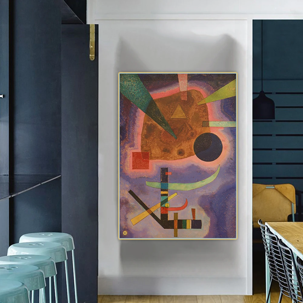 

Wassily Kandinsky"Three Elements.1925"Fashion Art Canvas Print Wall Art Oil Painting Home Decor Gift Unframed Cuadros Backdrop