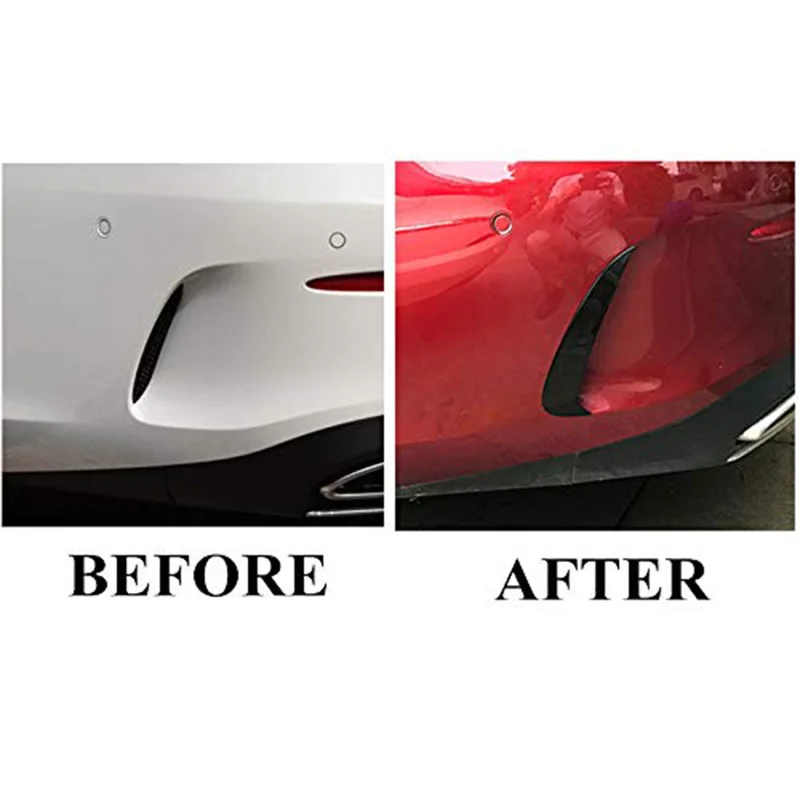 Rear Bumper Spoiler Air Vent Outlet Trim Cover Accessories Car Styling for Mercedes Benz E Class Coupe C238(Black) | Автомобили и