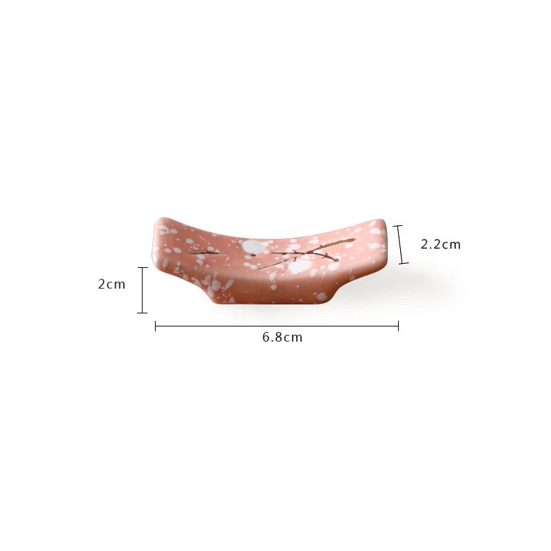 

1 Pcs Ceramic Snowflake Chopsticks Holder Pillow Shape Chopstick Rack Kitchen Tableware Desktop Accessories