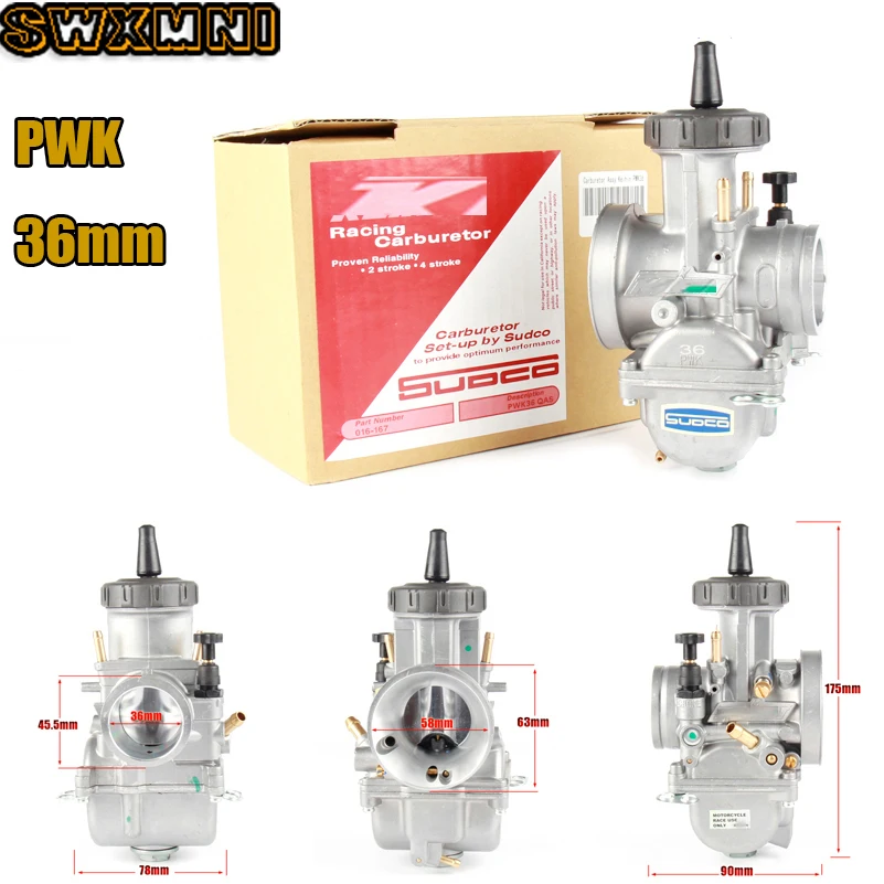 Новый карбюратор 36 мм PWK36 для четырехвентиляционного отверстия Carb TRX250R CR250 LT250 250