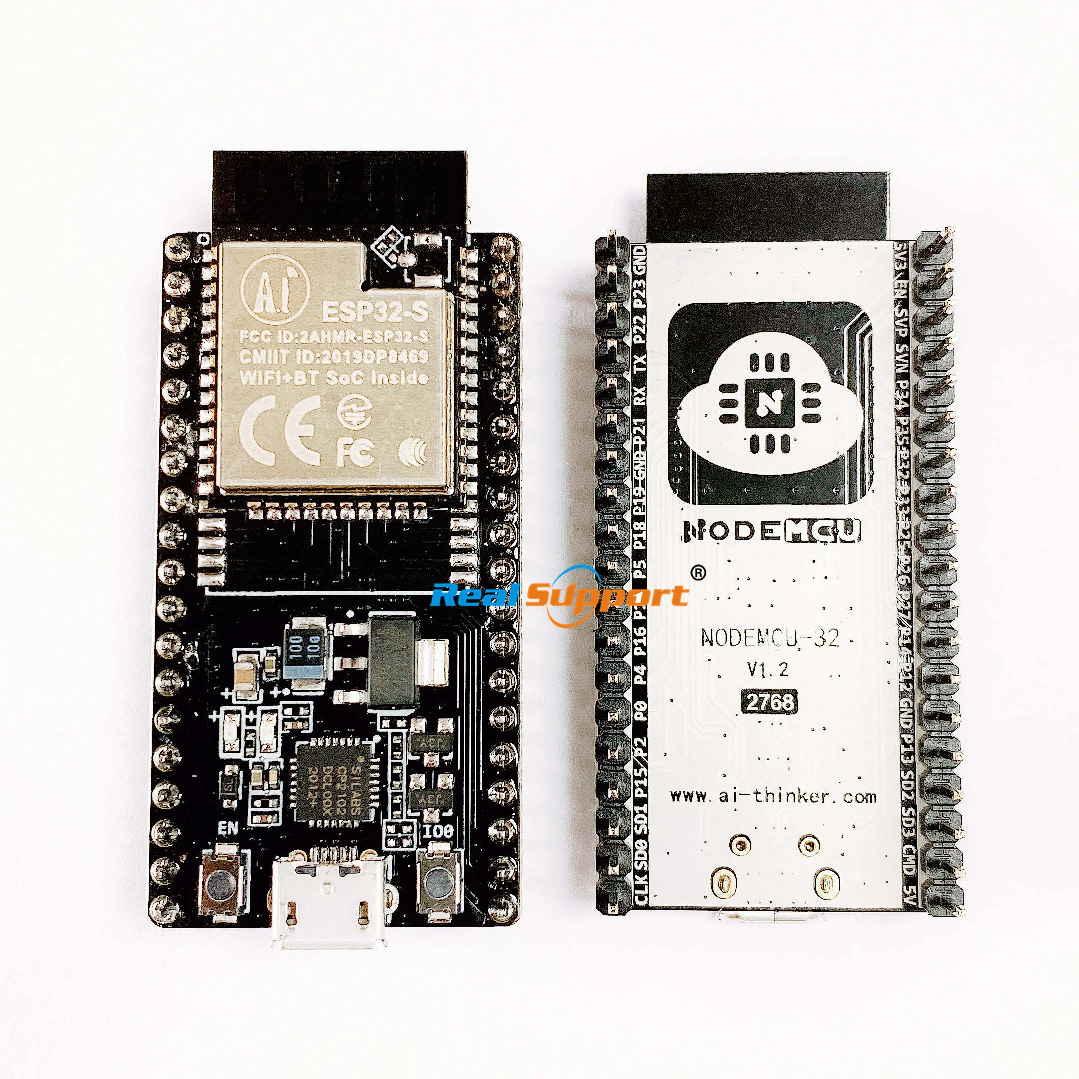 Оригинальная NodeMCU-32S Lua WiFi IOT макетная плата ESP32S ESP32-WROOM-32 двухъядерный Беспроводной