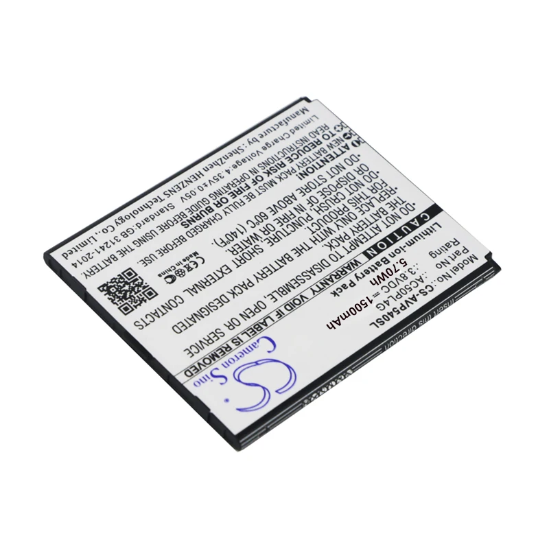 

CameronSino for ARCHOS 50 Platinum 4G INTEX Cloud Tread AC50PL4G BR22024BR battery