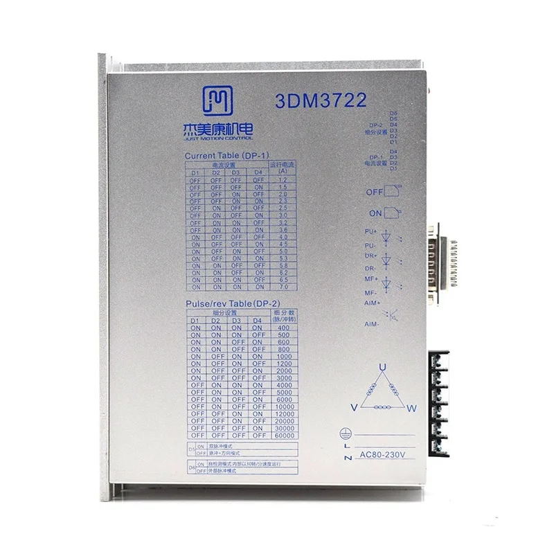 Трехфазный цифровой драйвер и контроллер шагового двигателя JMC для фрезерного