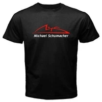 michael schumacher logo legend mens black t shirt short sleeve tee tops