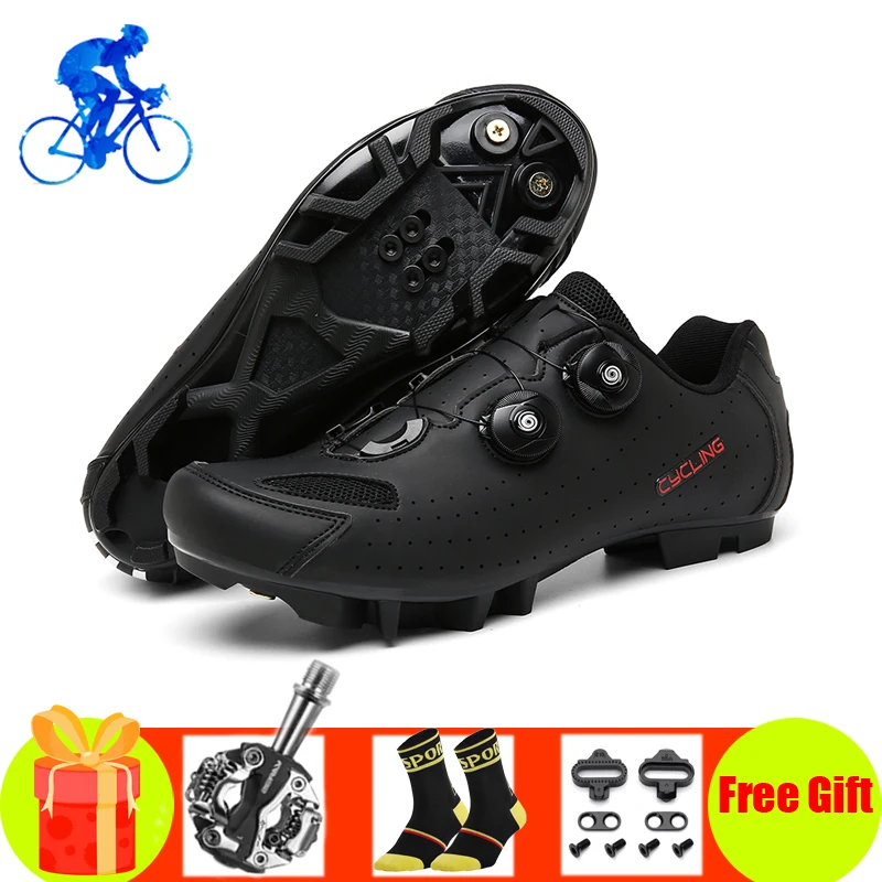 

Cycling Sneakers For Men Mountain Bike Shoes Bicicleta Triatlon Self-Locking Breathable Wear-Resistant Sapatilha Ciclismo Mtb