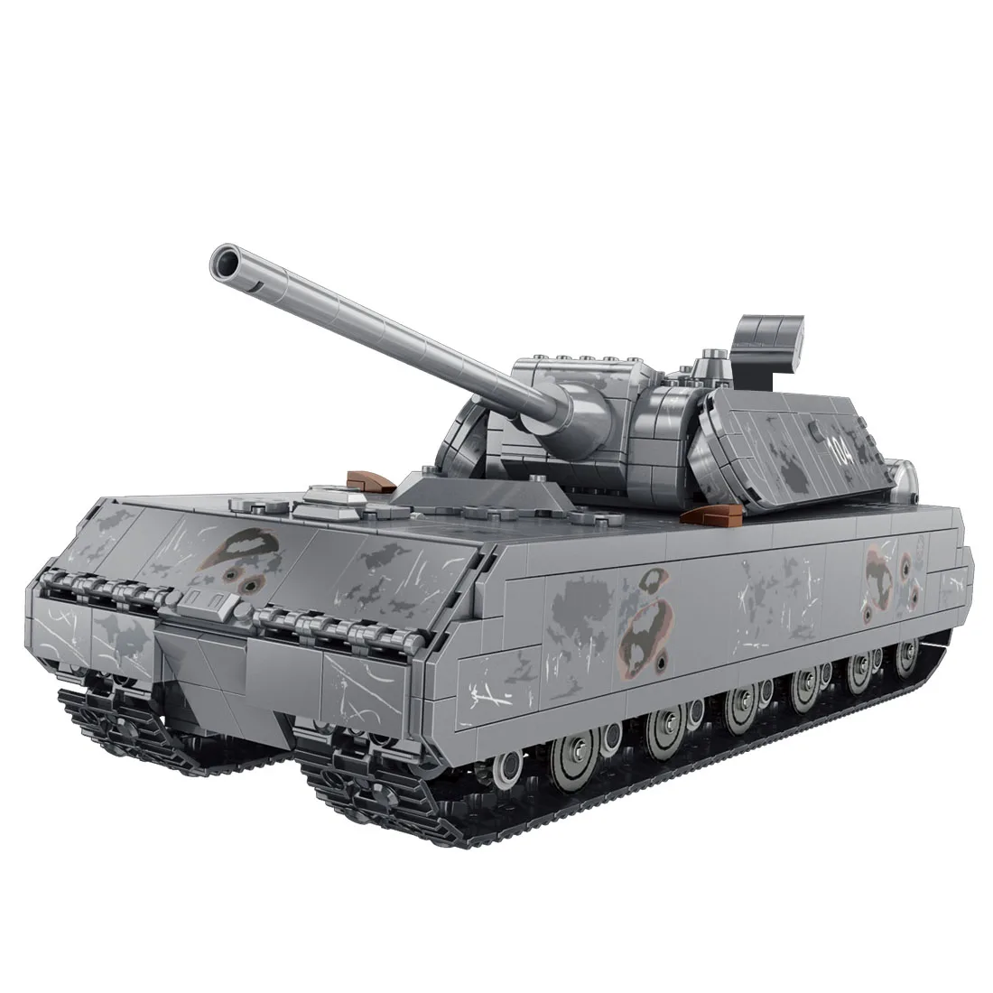 

2127Pcs Military Main Battle Tank Bricks DIY Small Particle Building Block Model For Children Educational Toys Gift - Camouflage