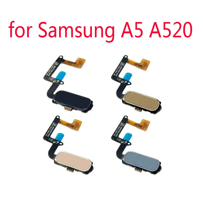 Кнопка домой гибкий кабель для Samsung A520 A5 2017 A520F A520K A520L A520S A520W функция