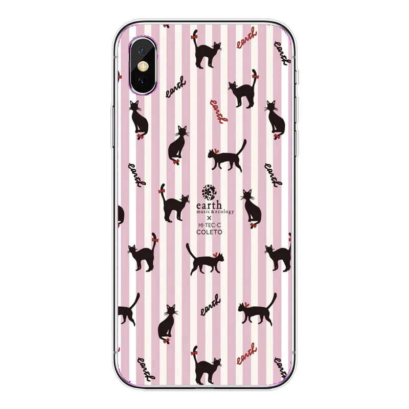 Чехол с кошкой для жесткого телефона матовые пластиковые аксессуары прозрачная