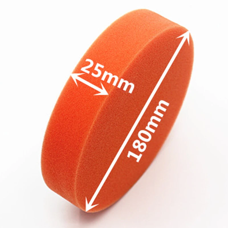 

10Pc 180Mm 7 inch Flat Sponge Gross Polishing Buffing Pad Kit for Car Polisher Clean Waxing Auto Paint Maintenance Care