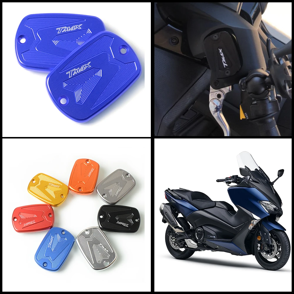

Motorcycle Accessories Front Brake Fluid Reservoir Cap Cover For Yamaha T-Max500 TMAX530 2012 2013 2014 2015 2016 2017 2018 2019