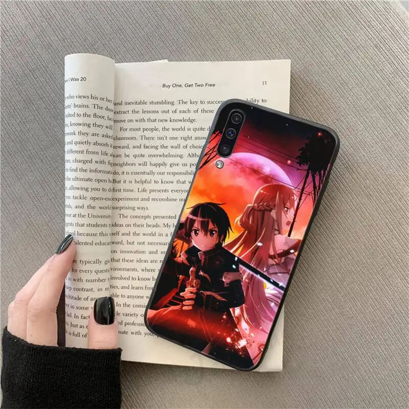 

Sword Art Online Japan anime Phone Case For Samsung A20 A30 30s A40 A7 2018 J2 J7 prime J4 Plus S5 Note 9 10 Plus