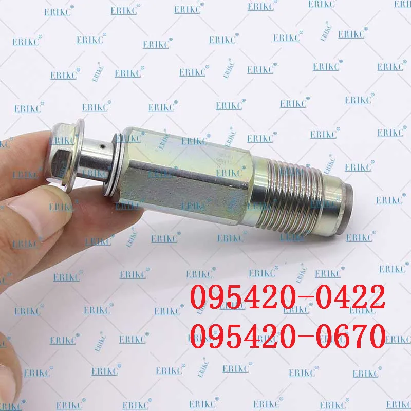 

ERIKC Original and New 095420-0422 095420-0670 Common Rail Part Pressure Relief Valve 03U00835 SDS-60120 for 23810-0L010 0L020