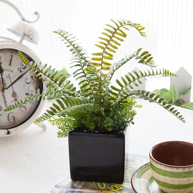 

Zhigengao simulation plant bonsai living room decoration green plant small potted plant indoor decoration