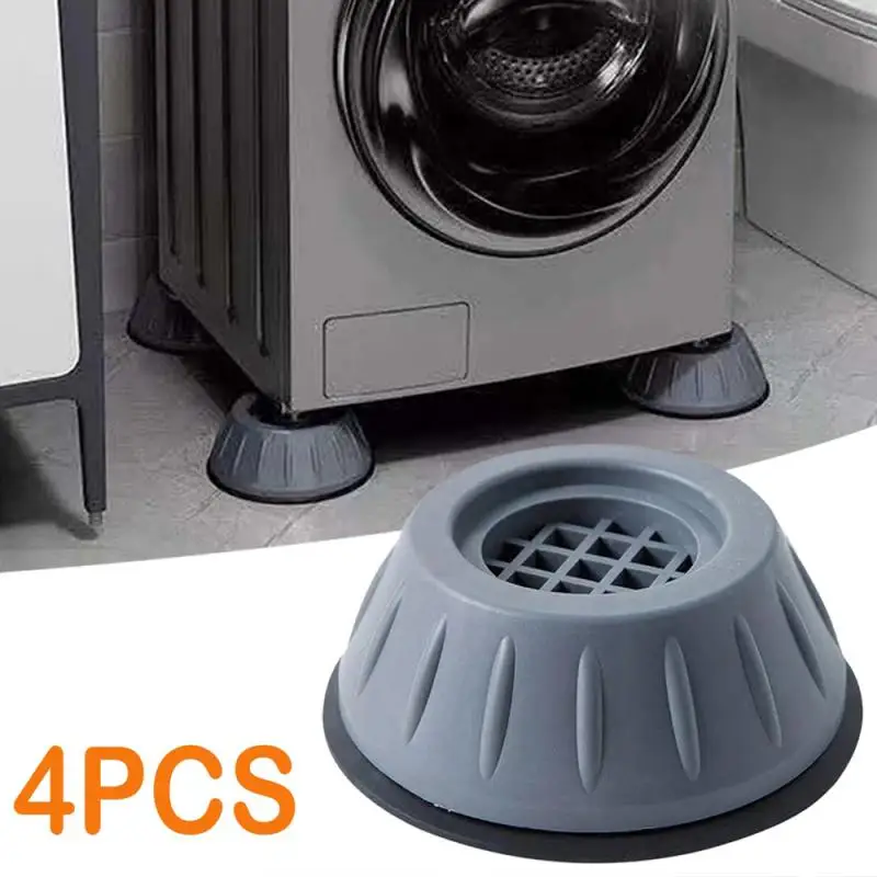 

4Pcs Anti Vibration Pads Washing Machine Rubber Feet Mat Anti-vibration Pad Universal Noise-reducing Furniture Lifting Foot Base