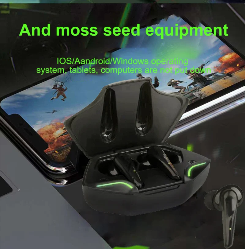 Стереогарнитура TWS 9D HiFi игровая гарнитура с низкой задержкой профессиональная