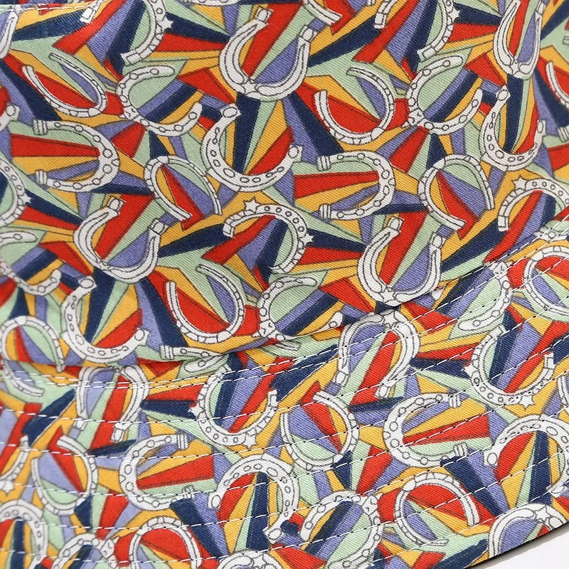 

New Chain Bucket Hat Women Summer Beach Cap Fisherman Hat Men's Outdoor Reversible Suncreen Sun Protection Hat Unisex Panama Cap