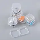 10 шт. коробка для таблеток, затычки для ушей, прозрачный мини контейнер для хранения таблеток на неделю, пластиковая коробка, органайзер, пластиковые инструменты