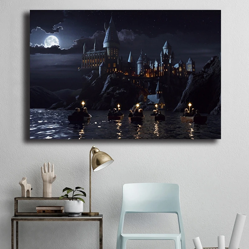 Школьный постер Harries в виде совы Хогвартса Картина на холсте Настенная картина