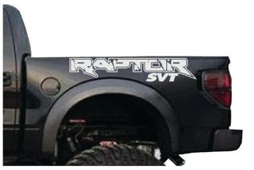 

Для 2 шт./компл. Ford F150 SVT RAPTOR - 2 Набор наклеек с логотипом, подходит для кровати, включает в себя обе стороны