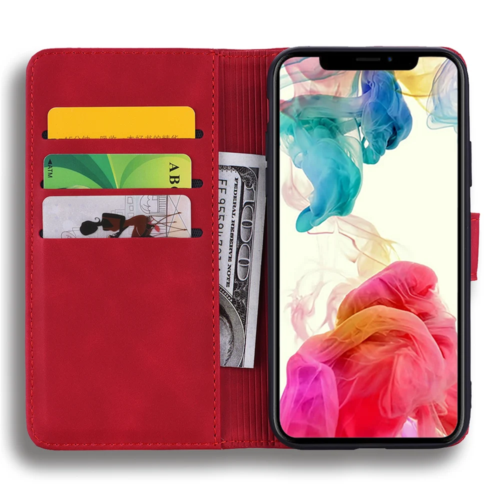 Винтажный чехол для iPhone X, 8, 7, 6 S, 6 Plus, XS Max, XR, флип-чехол, простые Чехлы, книга, Ретро стиль, кожзам, кошелек, подставка, держатель, чехол для телефона