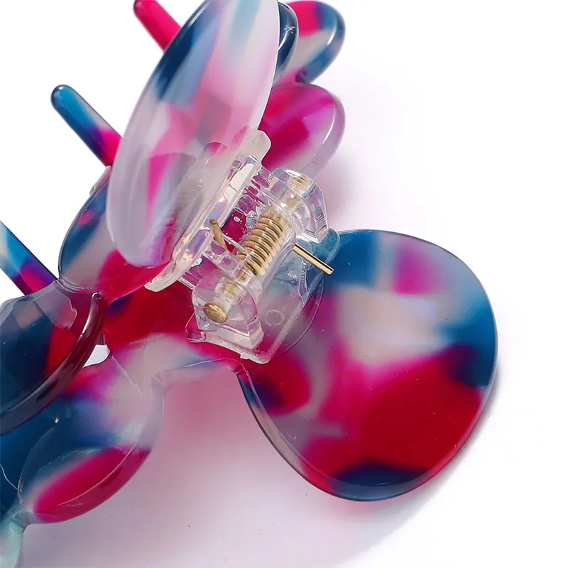 

Korean Acrylic Hair Calmp Acetate Large Hair Claws Tortoiseshell Ponytail Clip Geometric Big Barrette Retro Hair Accessories