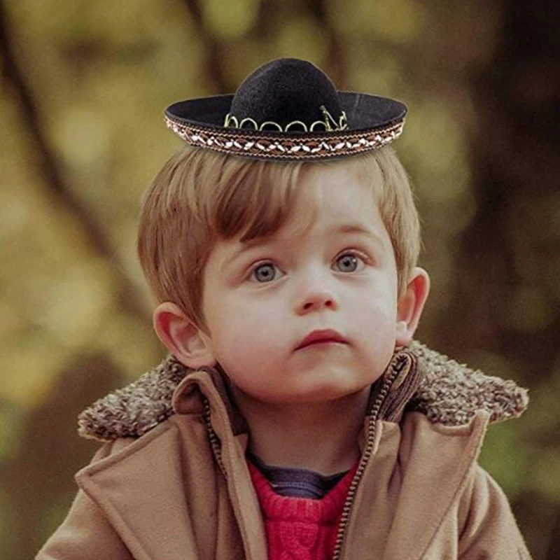 

Мини-головная повязка Q0KE, соломенная шляпа, головной убор, товары для Хэллоуина, ролевых игр, вечеринок, головной убор для карнавала