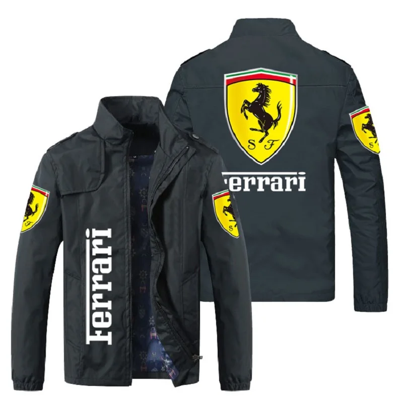 

2021 fashion brand logo men's coat men's zipper coat spring and autumn fashion slim coat men's casual baseball motorcycle coat
