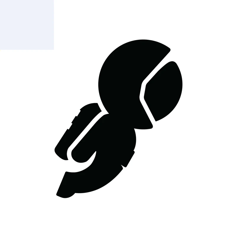 Интересная Автомобильная наклейка-астронавт украшение черные/белые