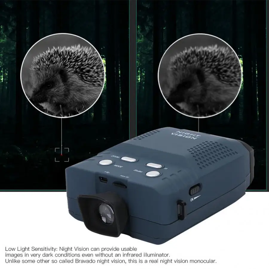 Professional NV100 Digital Night ForForForVISION Device Scope Monocular IR Telescope Video For Hunting Accessories | Спорт и