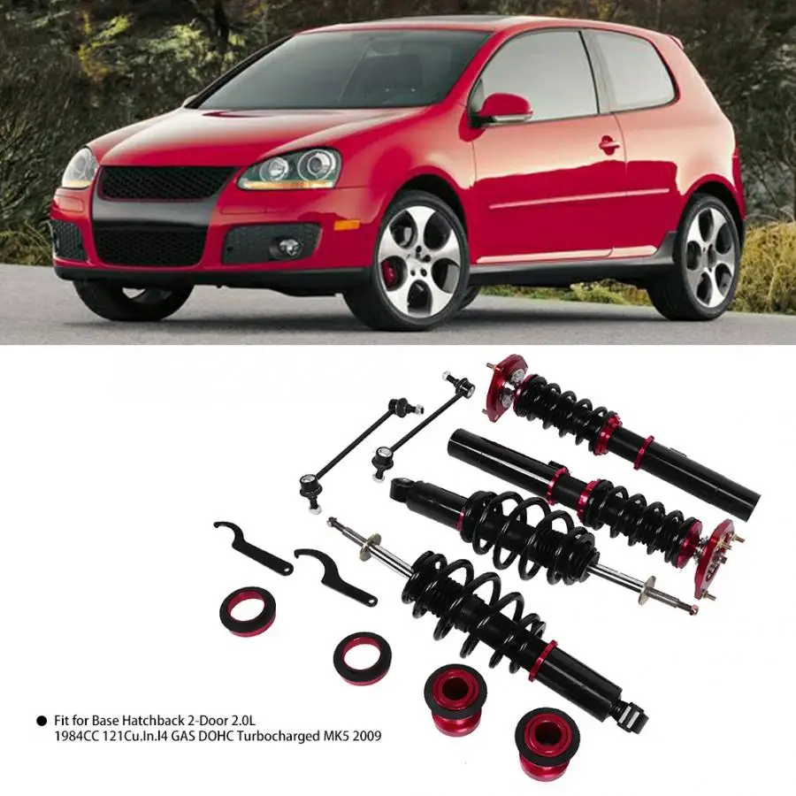 Амортизационная стойка койловер амортизаторный комплект подходит для VW Golf 2003 2004 2005 2006 2007 MK5 MKV Coilover подвеска авто аксессуары