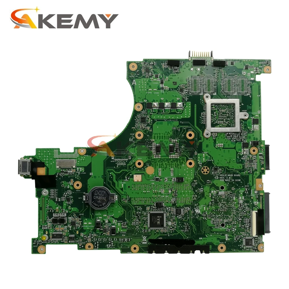 Материнская плата Akemy N56JN для ноутбука ASUS N56J оригинальная материнская - купить по