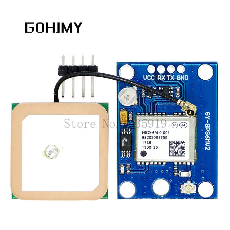 GY NEO6MV2 Новый NEO 6M GPS модуль 3V 5V с полета Управление EEPROM MWC APM2.5 большой антенна для