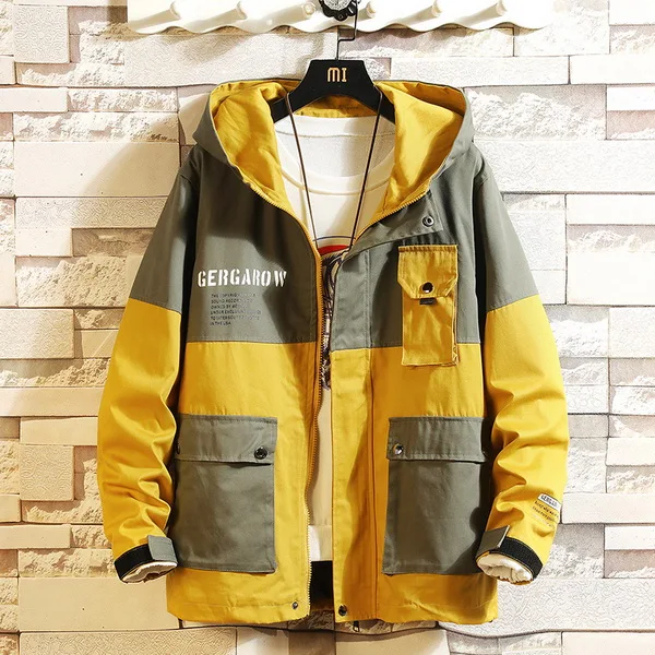 Hight Quality Autumn Spring Plaid Mens Bomber Jackets Plus Asian Size M-5XL Casual Fashion StreetWear Clothes - Цвет: ASIAN SIZE J348 A