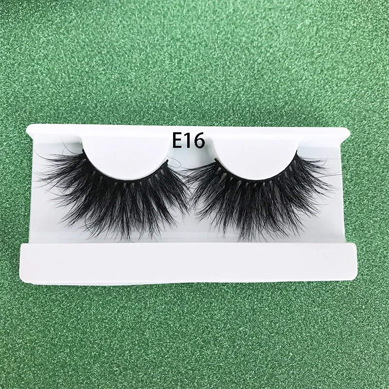 E16 1pairs 4 пары mikiwi E13 натуральные накладные ресницы длинный макияж 3D норка крест-накрест wispiy крест пушистая длина 25 мм Поддельные ресницы расширение - Цвет: E16 1pairs