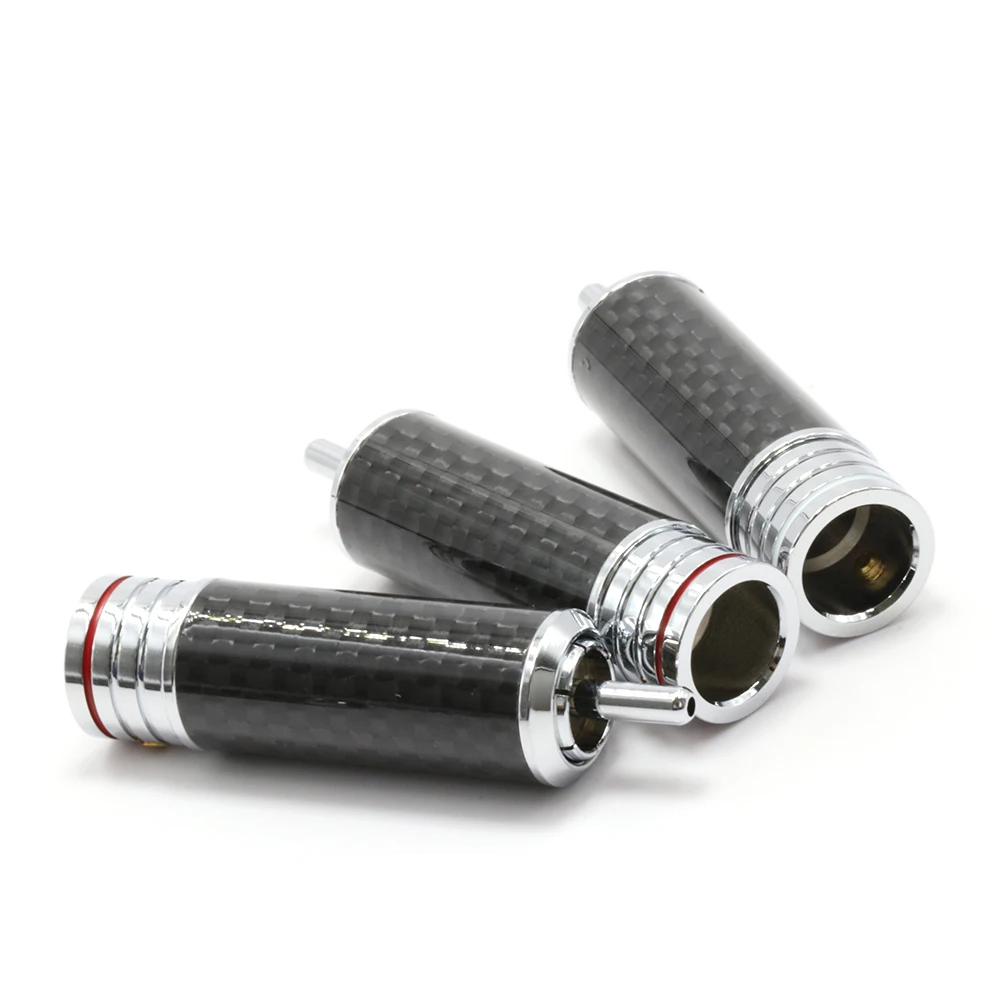 4 шт. аудиофил с родиевым покрытием штекер RCA Соединительный кабеля аксессуары hifi