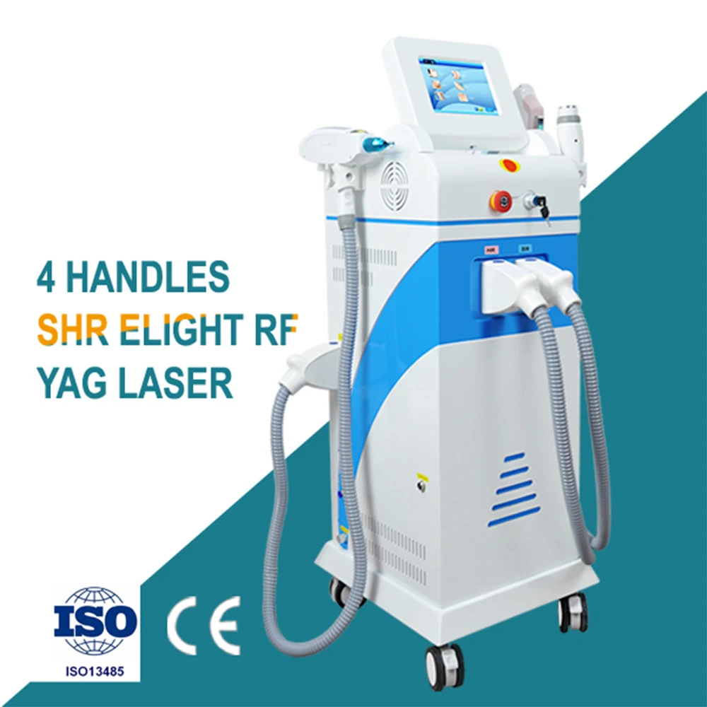 Косметическая машина для удаления волос мощная энергия OPT SHR IPL ND YAG RF и Elight
