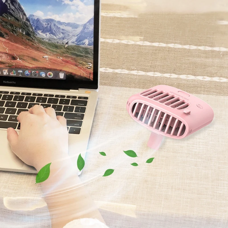 

Hanging Waist Fan USB Charging Hanging Neck Fan Mini Fan Multi-Function with UV Disinfection